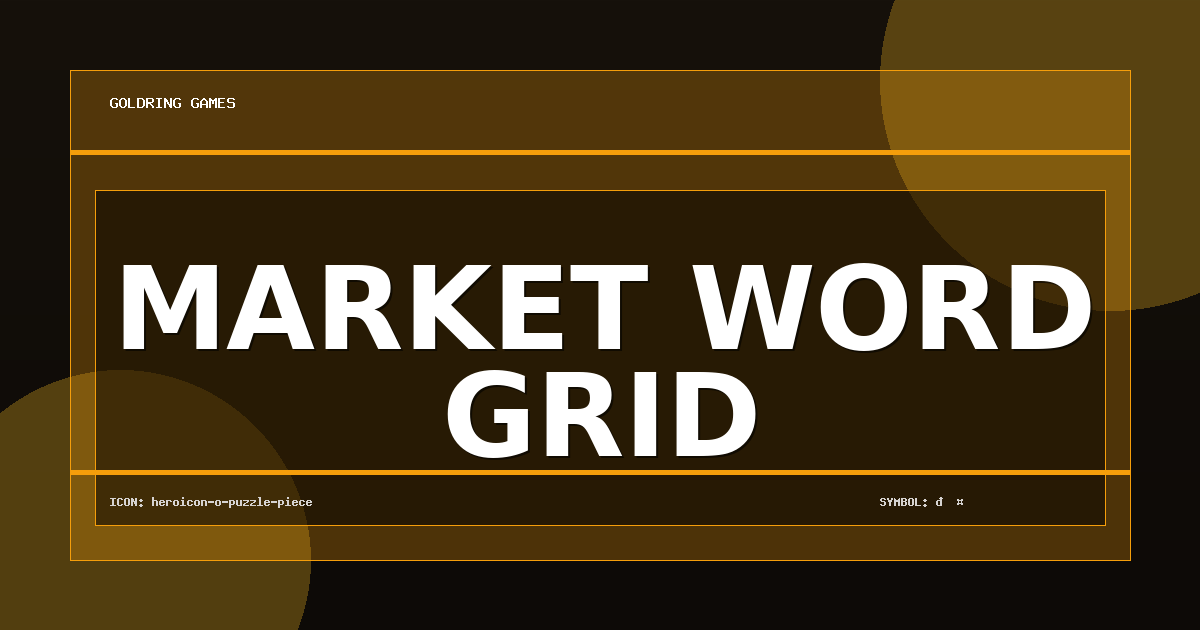 Market Word Grid