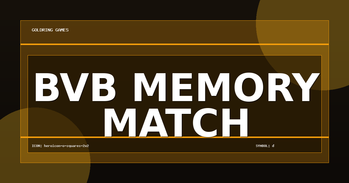 BVB Memory Match