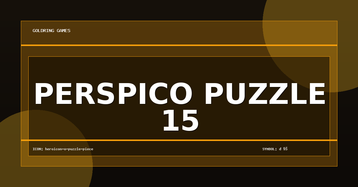 Perspico Puzzle 15